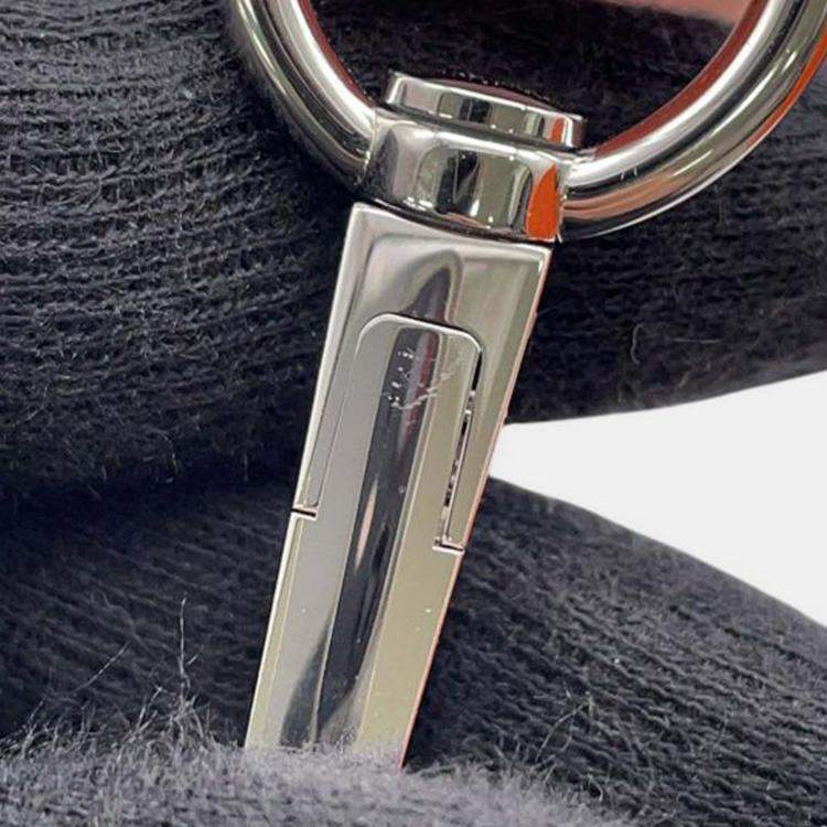 Pre Owned Hermes Orange Toile Officier and Swift Neo Evelyne 16