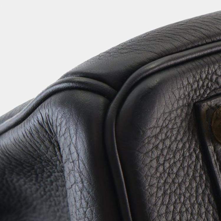 Pre Owned Hermes Black Togo Birkin Retourne 35