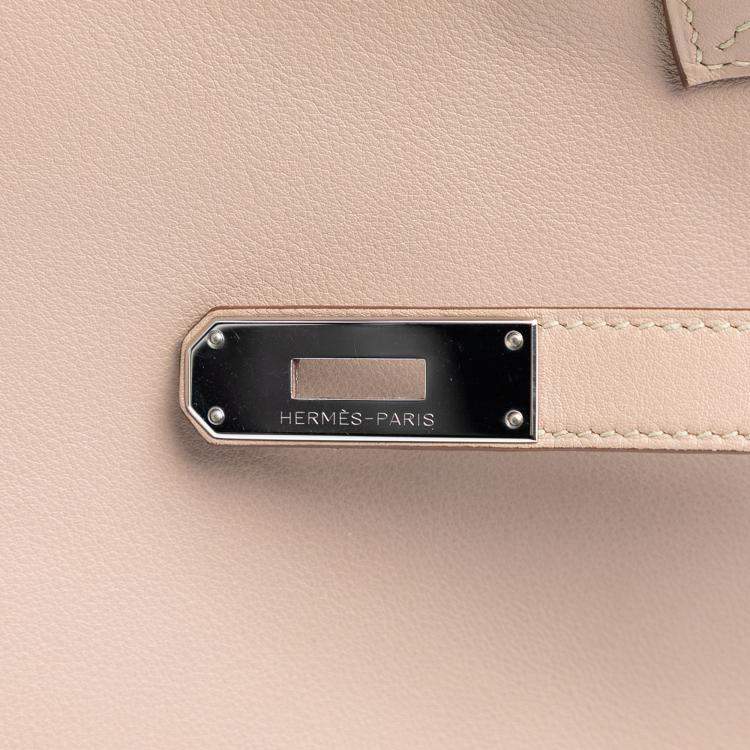 Pre Owned Hermes Brown Swift Ghillies Birkin Retourne 35