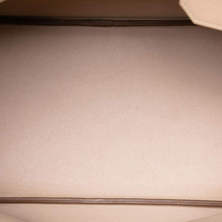 Pre Owned Hermes Brown Swift Ghillies Birkin Retourne 35