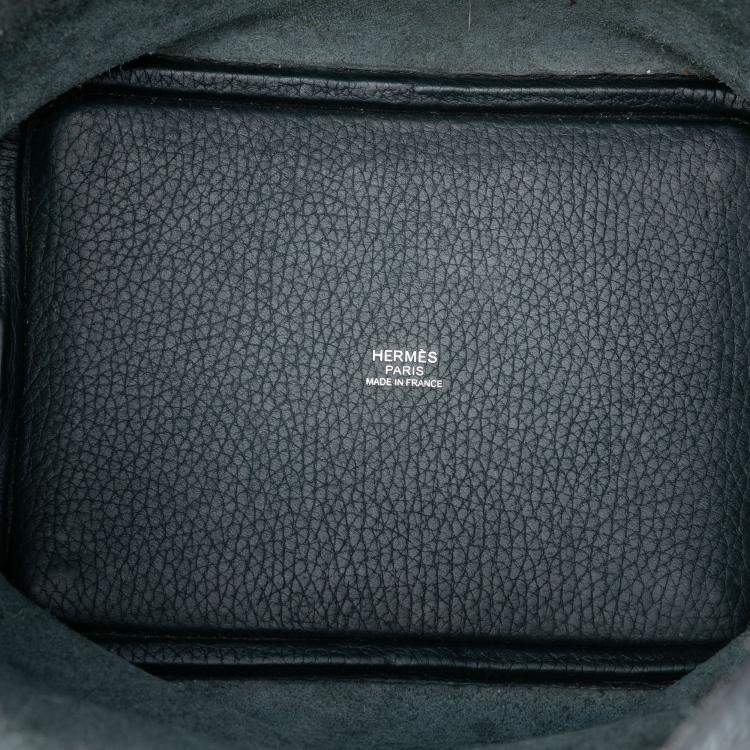 Pre Owned Hermes Blue Clemence Picotin Lock 18