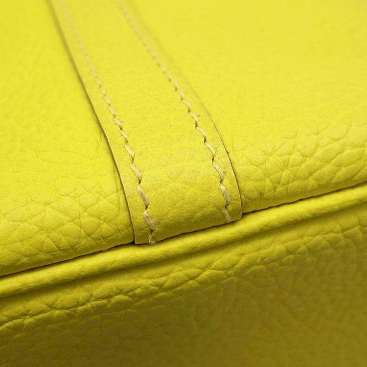 Pre Owned Hermes Picotin Padlock Lime Taurillon Clemence Size Pm