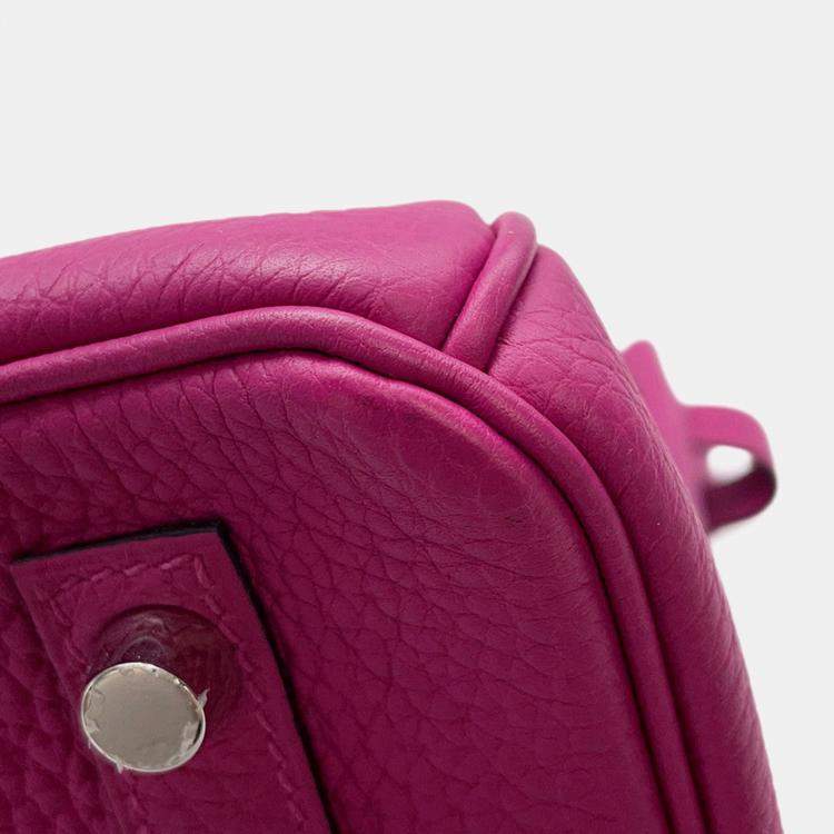 Pre Owned Hermes Birkin Rose Purple Togo Leather Size 30