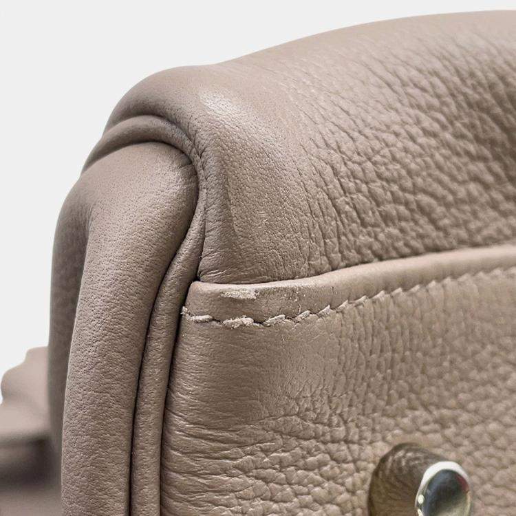 Pre Owned Hermes Kelly Voyage Gris Asphalt Taurillon Nobillo Size 50