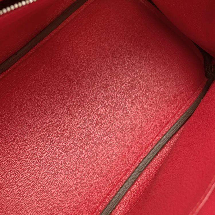 Pre Owned Hermes Birkin Rouge Coeur Swift Leather Size 25