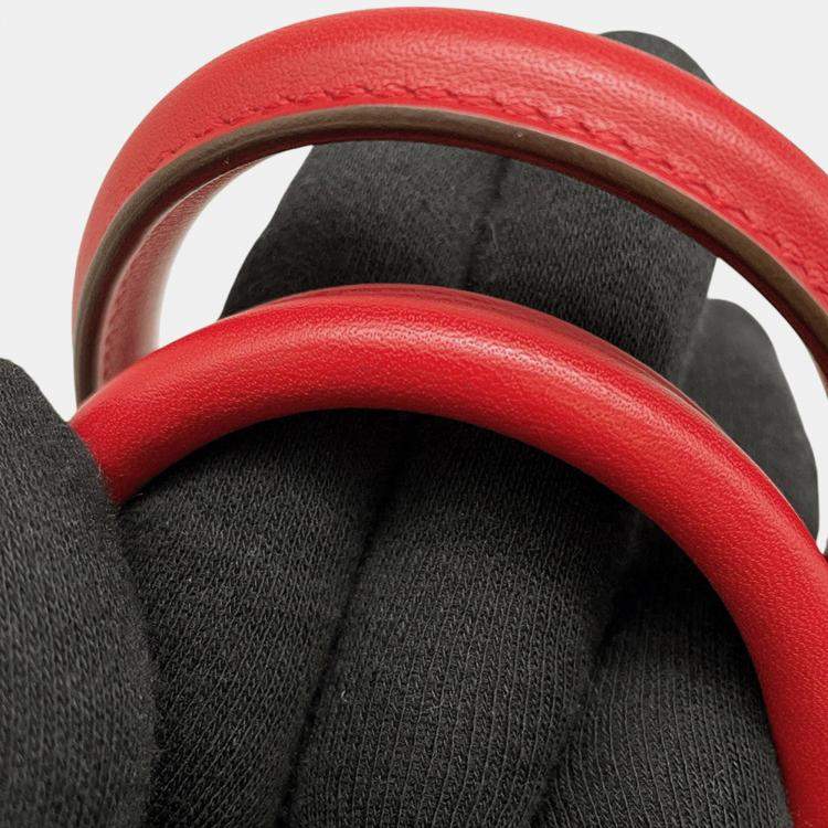 Pre Owned Hermes Birkin Rouge Coeur Swift Leather Size 25