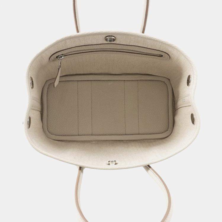 Pre Owned Hermes Neo Garden Beton Negonda Leather Size 23