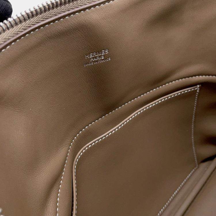 Pre Owned Hermes Bolide Etoupe Taurillon Clemence Size 31