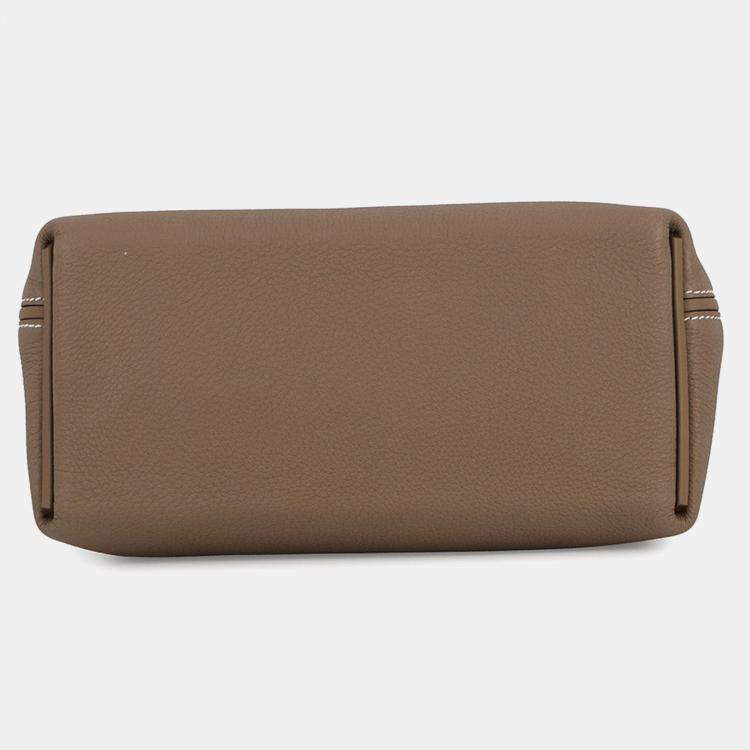 مملوكة مسبقًا Hermes 24/24 Sac Van Quatre Etoupe Togo Leather Swift Leather Size 29