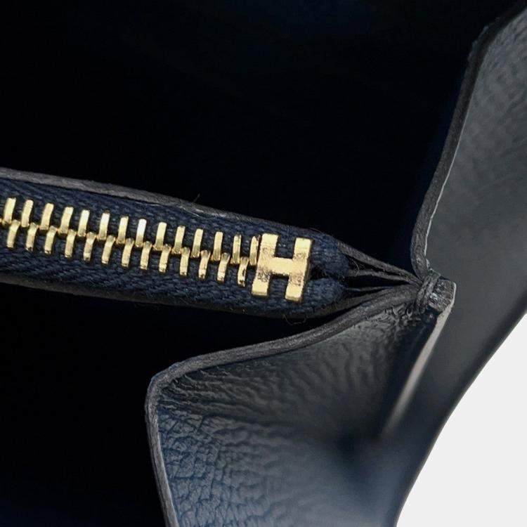 Pre Owned Hermes Constance To-Go Sangle Cordage Deep Blue Epsom
