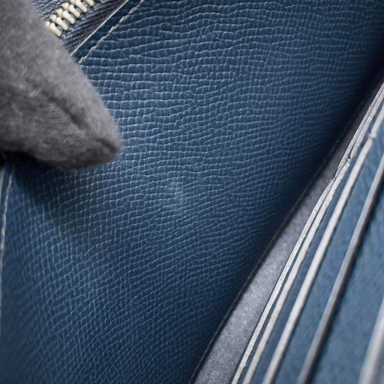 Pre Owned Hermes Constance To-Go Sangle Cordage Deep Blue Epsom