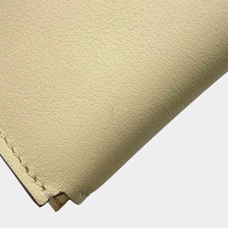 Pre Owned Hermes Hermes Nap Jaune Milton Swift Leather