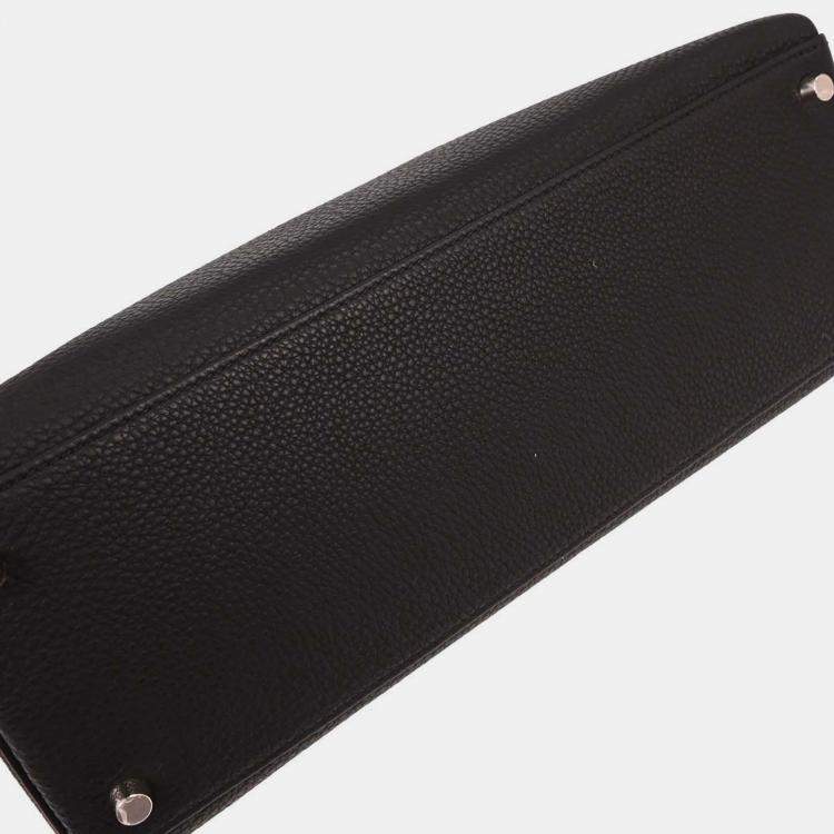 Pre Owned Hermes Black Togo Kelly 32 Retourne 2way Handbag