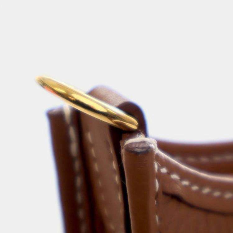 Pre Owned Hermes Brown Clemence Evelyne 16 TPM