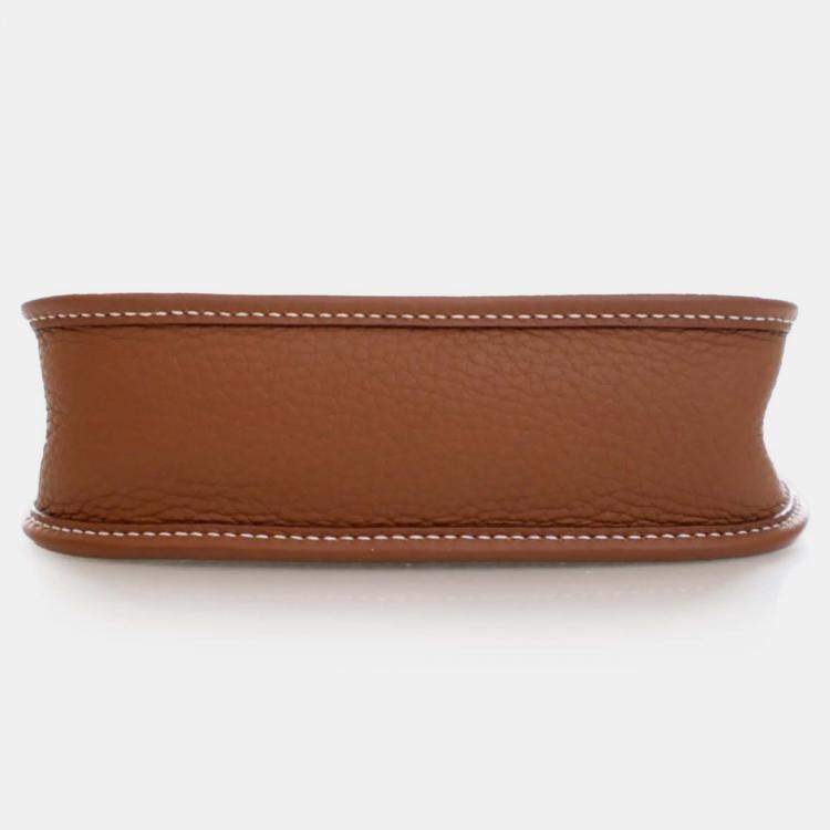 Pre Owned Hermes Brown Clemence Evelyne 16 TPM
