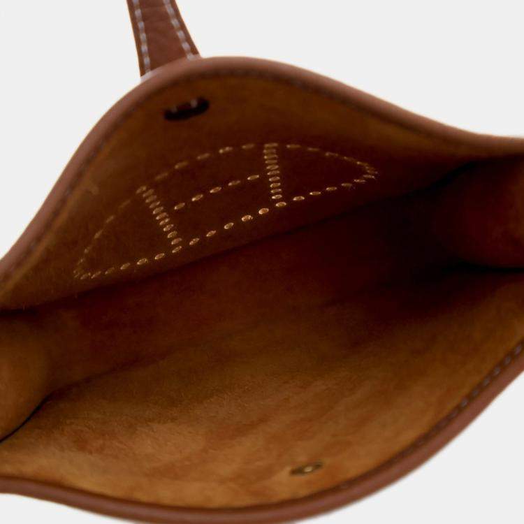 Pre Owned Hermes Brown Clemence Evelyne 16 TPM