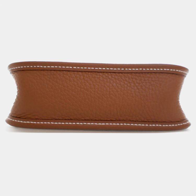 Pre Owned Hermes Brown Clemence Evelyne 16 TPM