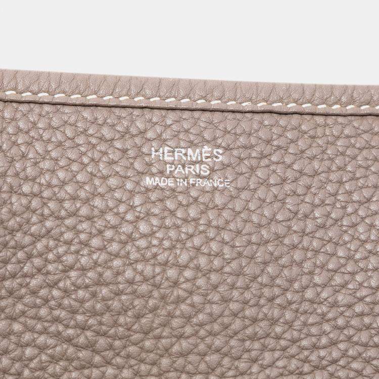 مملوكة مسبقًا Hermes Brown Clemence Evelyne II TGM