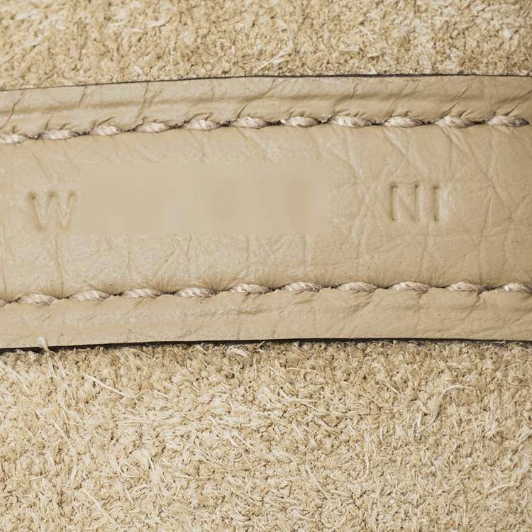 Pre Owned Hermes Picotin Lock 18 Beige Marfa Taurillon Clemence Leather Tote