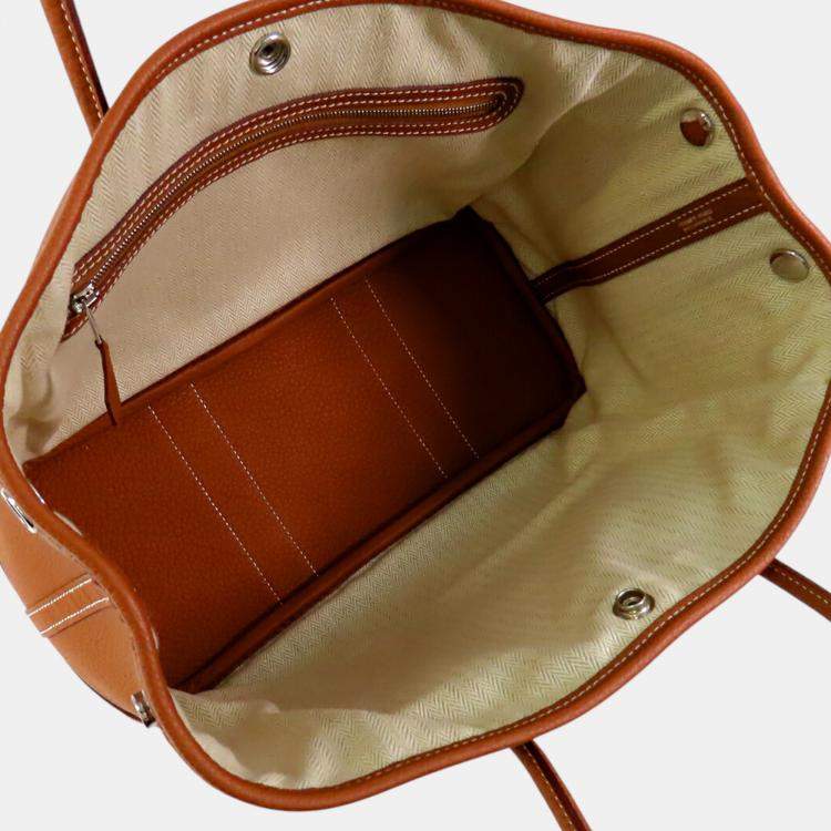 Pre Owned Hermes Brown Negonda Garden Party 30