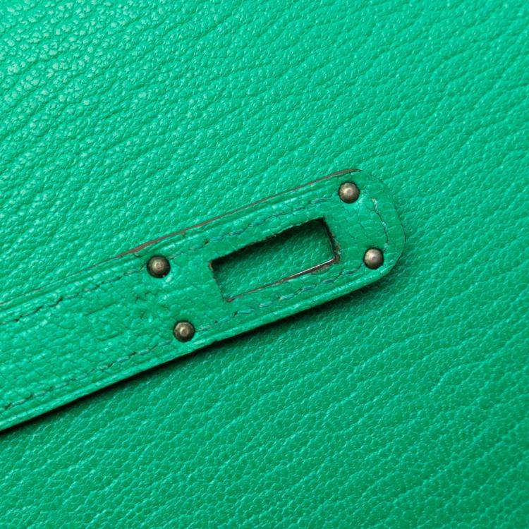Pre Owned Hermes Chevre Mysore Kelly Longue Wallet