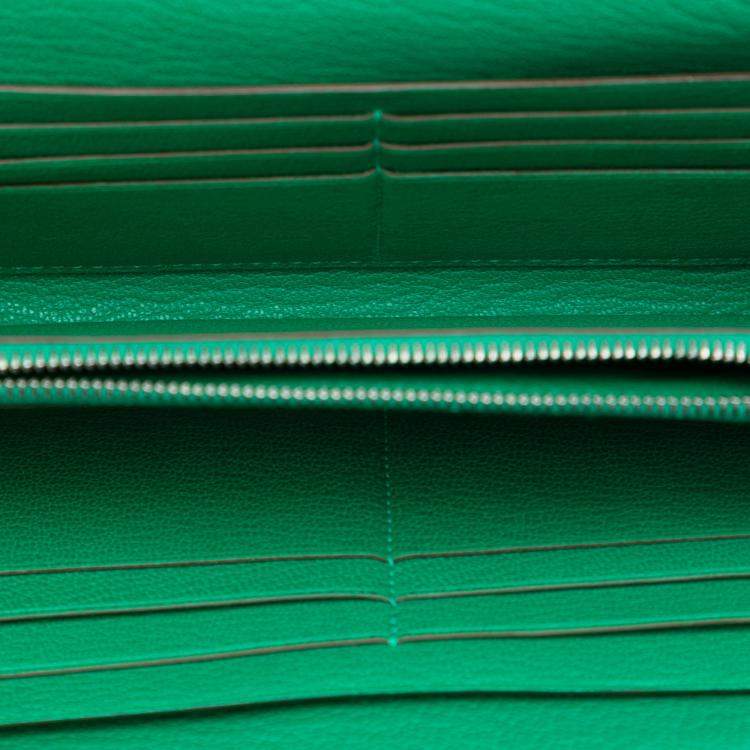 Pre Owned Hermes Chevre Mysore Kelly Longue Wallet