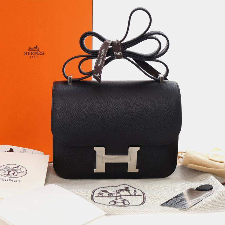 Pre Owned Hermes Black Mini Epsom Constance III 18