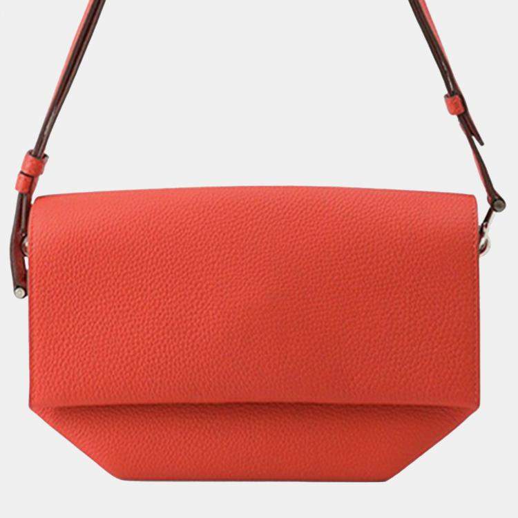 Pre Owned Hermes Red Taurillon Novillo Opli 24