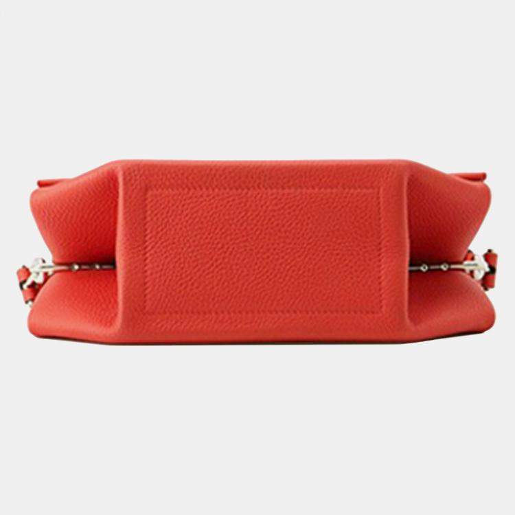 Pre Owned Hermes Red Taurillon Novillo Opli 24