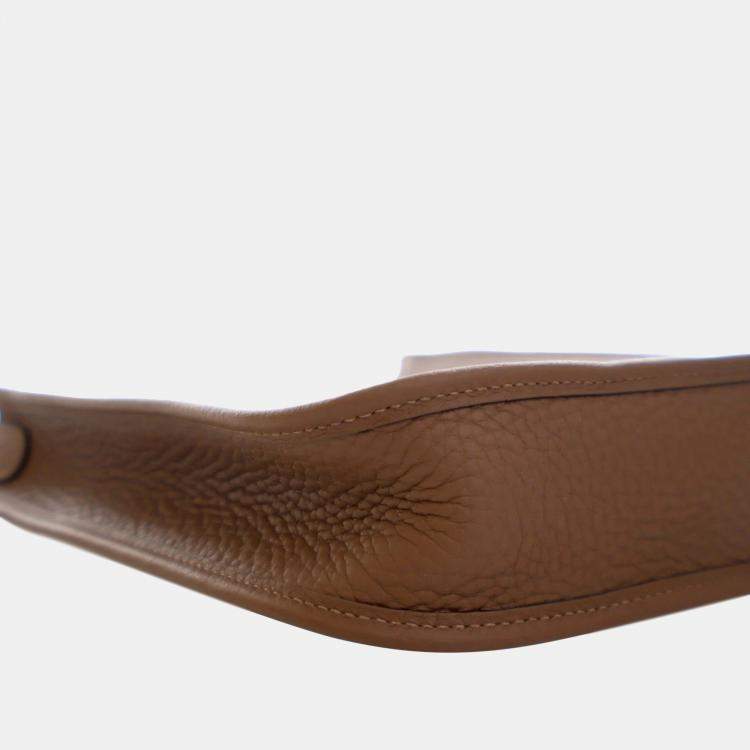 Pre Owned Hermes Brown Clemence Evelyne 16 TPM