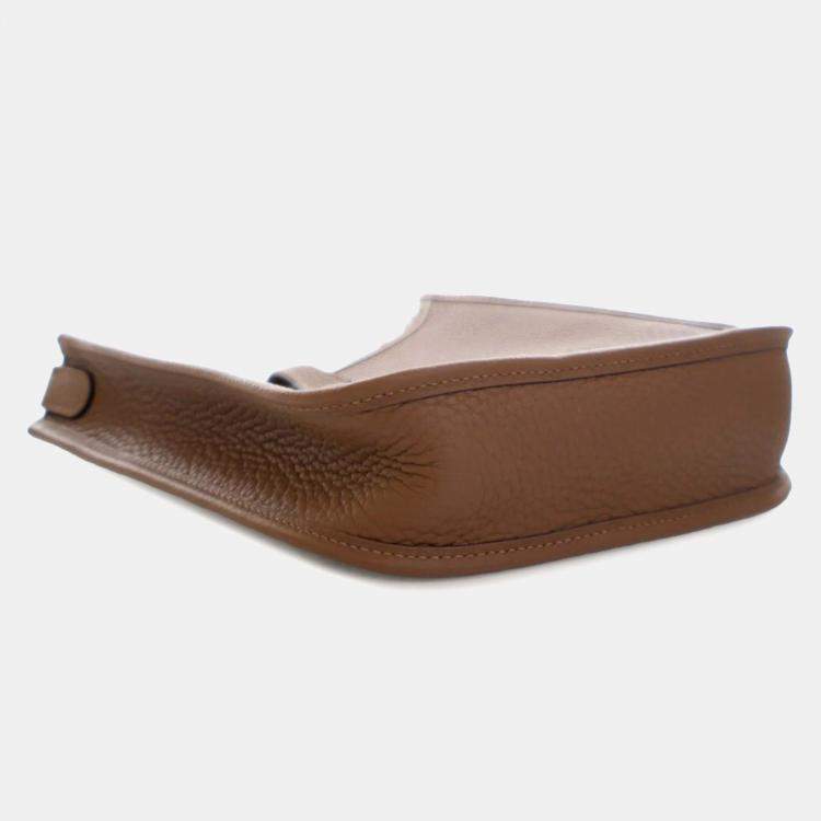 Pre Owned Hermes Brown Clemence Evelyne 16 TPM