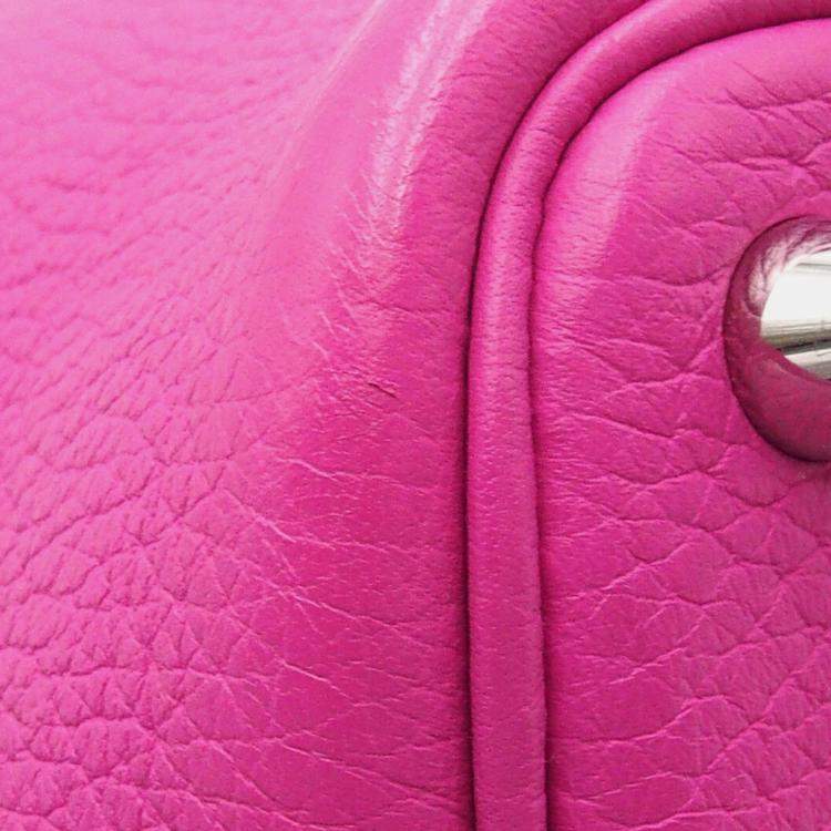 Pre Owned Hermes Pink Clemence Picotin Lock 18