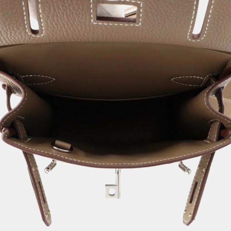 Pre Owned Hermes Brown Togo Kelly Hac A Dos PM