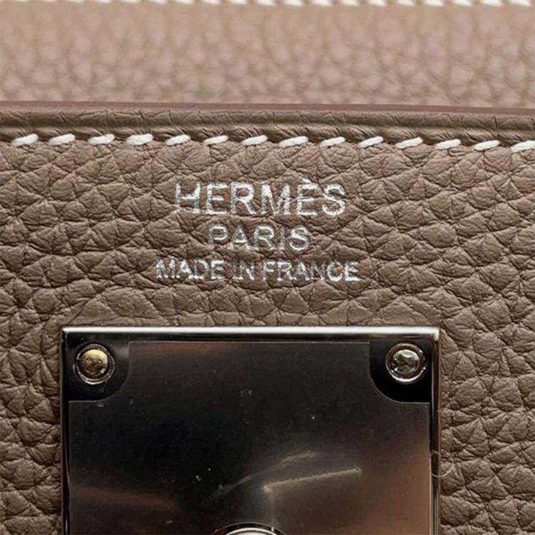 Pre Owned Hermes Brown Togo Kelly Hac A Dos PM