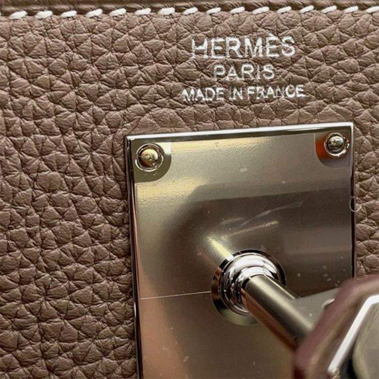 Pre Owned Hermes Brown Togo Kelly Hac A Dos PM