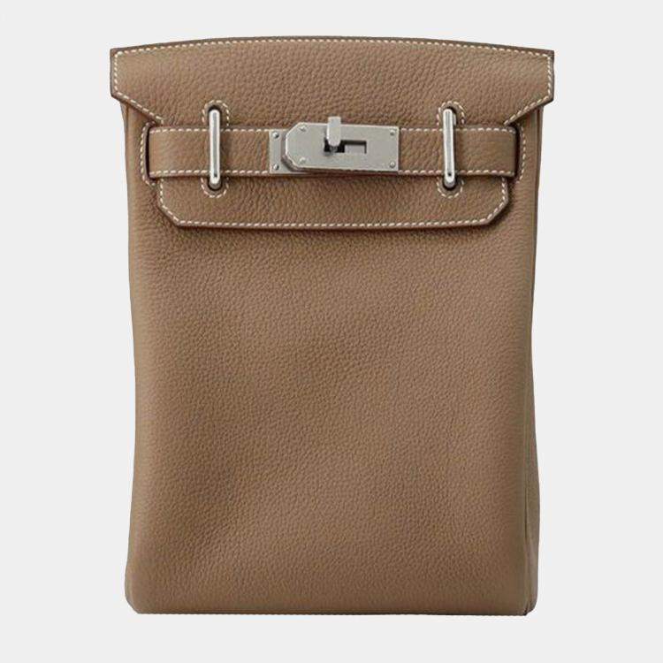 Pre Owned Hermes Brown Togo Kelly Hac A Dos PM