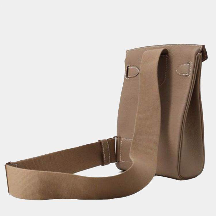 Pre Owned Hermes Brown Togo Kelly Hac A Dos PM