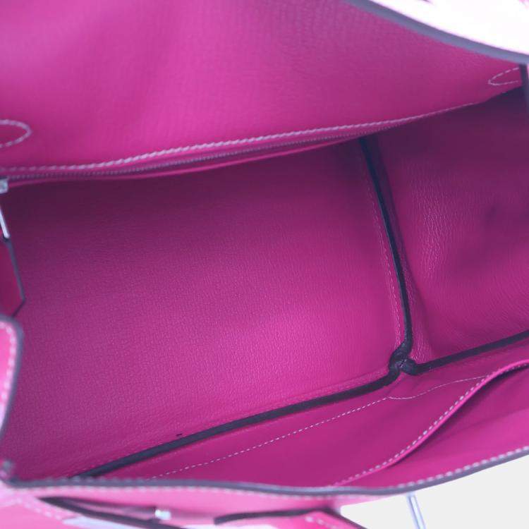 Pre Owned Hermes Rose Tyrien Epsom Candy Birkin 30