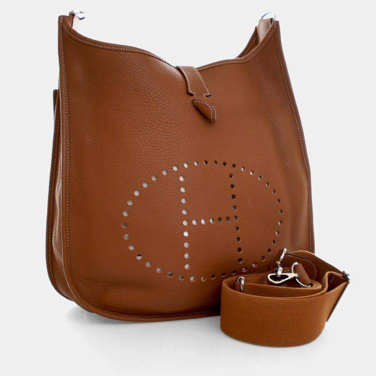 Pre Owned Hermes Gold Clemence Evelyne III 29