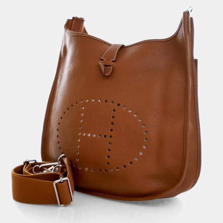 Pre Owned Hermes Gold Clemence Evelyne III 29