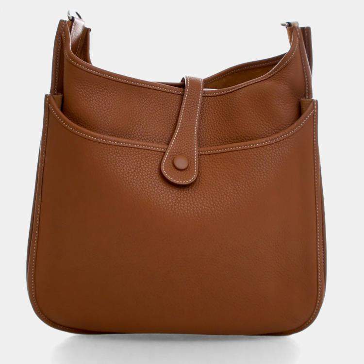 Pre Owned Hermes Gold Clemence Evelyne III 29