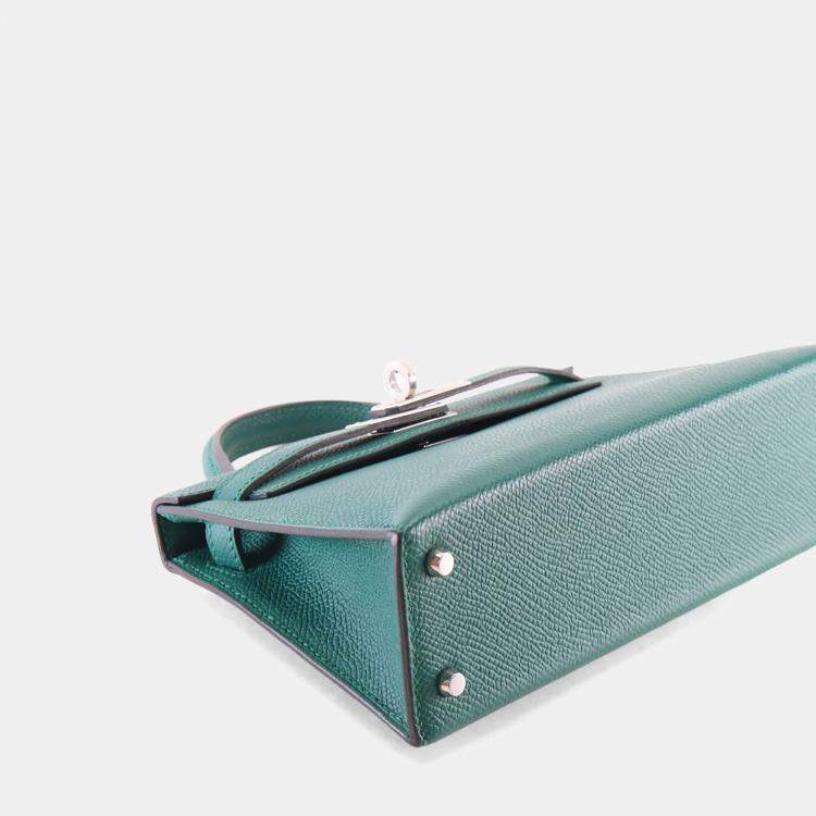 Pre Owned Hermes Malachite Epsom Mini Kelly 20