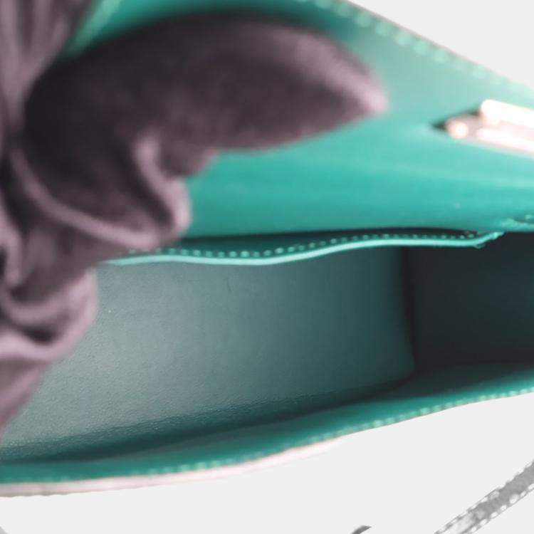Pre Owned Hermes Malachite Epsom Mini Kelly 20