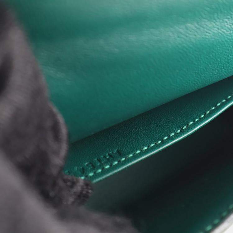 Pre Owned Hermes Malachite Epsom Mini Kelly 20