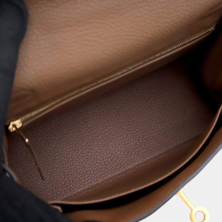 Pre Owned Hermes Brown Alezan Togo Kelly 25