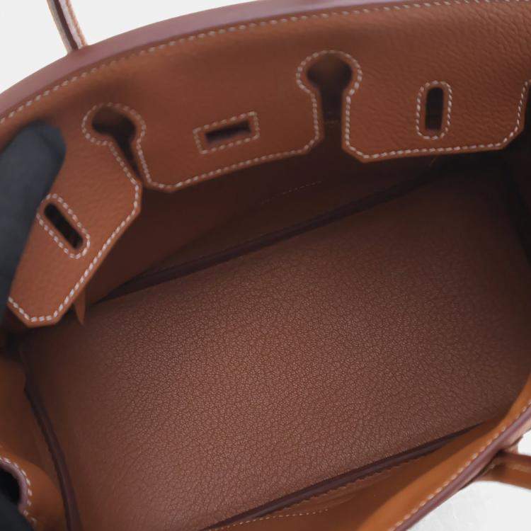 Pre Owned Hermes Gold Togo Birkin 25