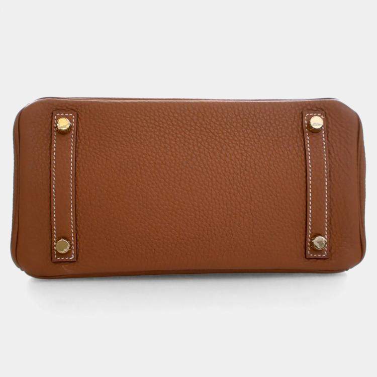 Pre Owned Hermes Gold Togo Birkin 25
