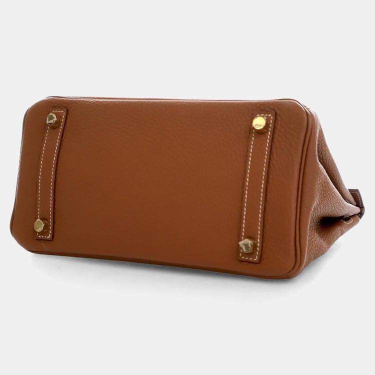 Pre Owned Hermes Gold Togo Birkin 25