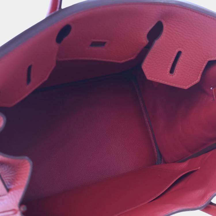 Pre Owned Hermes Vermillon Togo Birkin 30