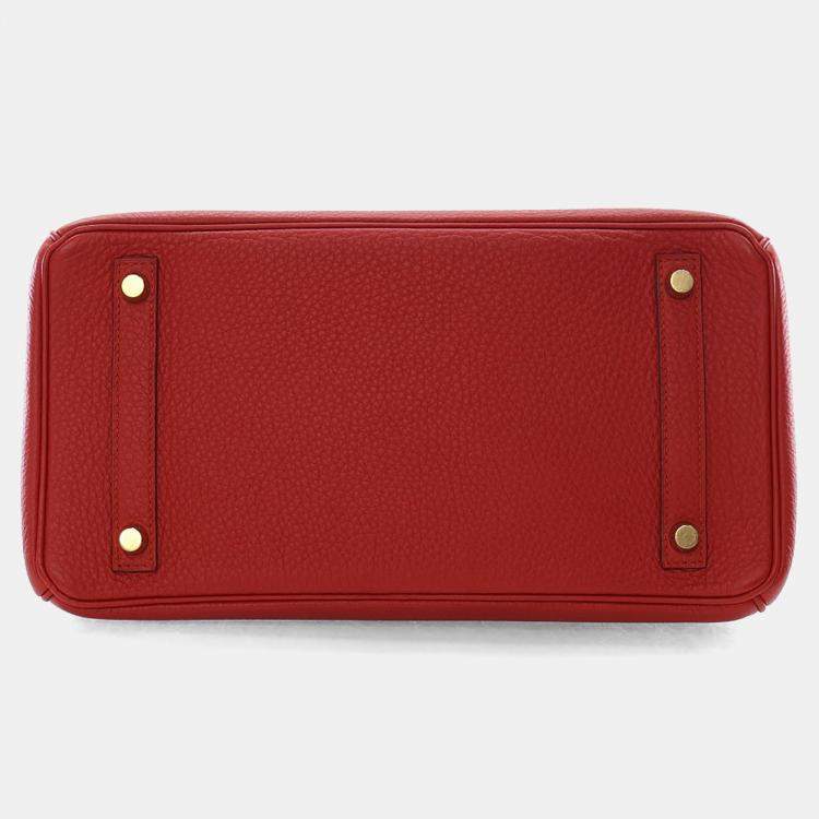 Pre Owned Hermes Vermillon Togo Birkin 30